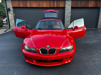 2001 BMW Z3 Coupe in Hell Red 2 over Extended Walnut