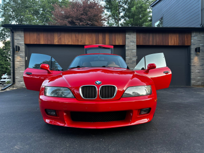 2001 BMW Z3 Coupe in Hell Red 2 over Extended Walnut