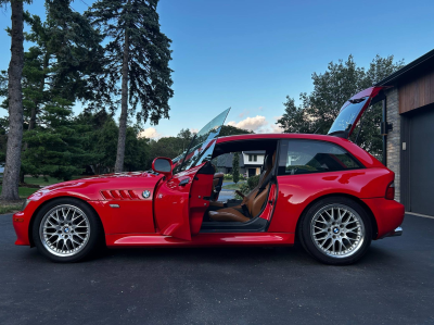 2001 BMW Z3 Coupe in Hell Red 2 over Extended Walnut