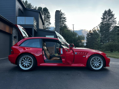 2001 BMW Z3 Coupe in Hell Red 2 over Extended Walnut
