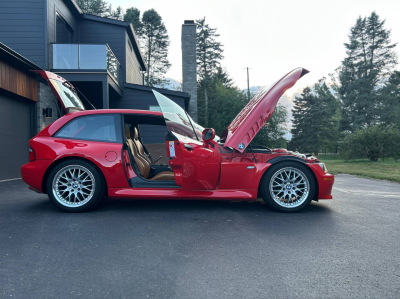 2001 BMW Z3 Coupe in Hell Red 2 over Extended Walnut