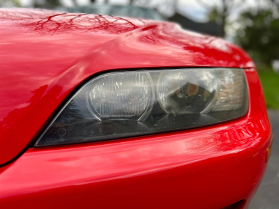 2001 BMW Z3 Coupe in Hell Red 2 over Extended Walnut