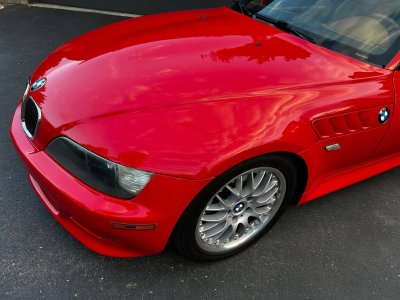 2001 BMW Z3 Coupe in Hell Red 2 over Extended Walnut