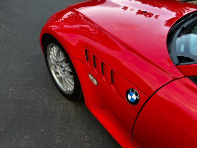 2001 BMW Z3 Coupe in Hell Red 2 over Extended Walnut