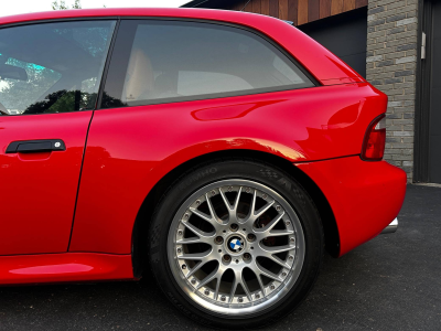 2001 BMW Z3 Coupe in Hell Red 2 over Extended Walnut