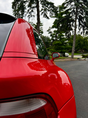 2001 BMW Z3 Coupe in Hell Red 2 over Extended Walnut