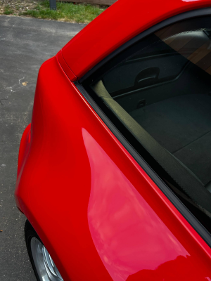 2001 BMW Z3 Coupe in Hell Red 2 over Extended Walnut