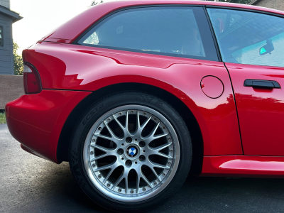2001 BMW Z3 Coupe in Hell Red 2 over Extended Walnut