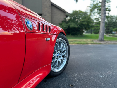 2001 BMW Z3 Coupe in Hell Red 2 over Extended Walnut