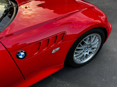 2001 BMW Z3 Coupe in Hell Red 2 over Extended Walnut
