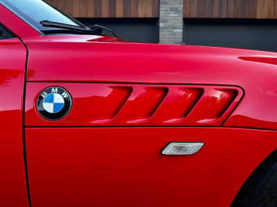 2001 BMW Z3 Coupe in Hell Red 2 over Extended Walnut