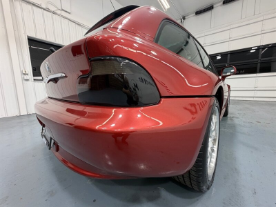 2001 BMW Z3 Coupe in Siena Red 2 Metallic over E36 Sand Beige