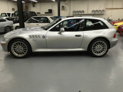 2001 BMW Z3 Coupe in Titanium Silver Metallic over Black