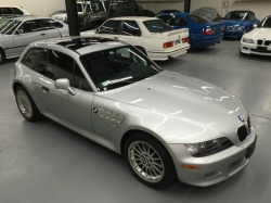 2001 BMW Z3 Coupe in Titanium Silver Metallic over Black