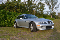 2001 BMW Z3 Coupe in Titanium Silver Metallic over Extended Black