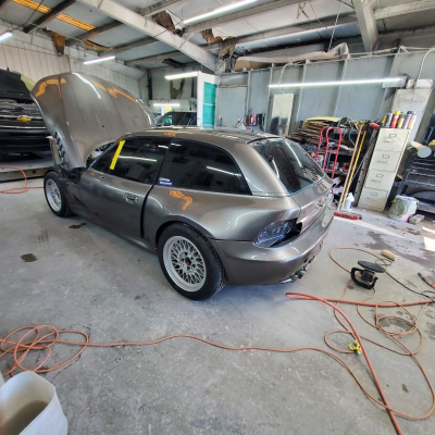 2001 BMW Z3 Coupe in Sterling Gray Metallic over Black