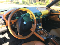 2001 BMW Z3 Coupe in Oxford Green Metallic over Extended Walnut