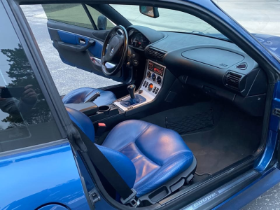 2001 BMW Z3 Coupe in Topaz Blue Metallic over Topaz Blue