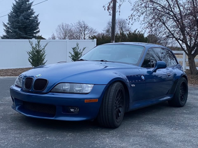 2001 BMW Z3 Coupe in Topaz Blue Metallic over Topaz Blue