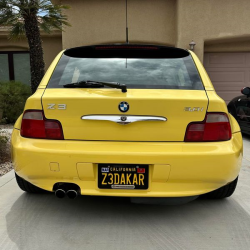 2001 BMW Z3 Coupe in Dakar Yellow 2 over Black