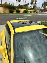 2001 BMW Z3 Coupe in Dakar Yellow 2 over Black