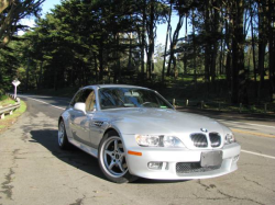 2001 BMW Z3 Coupe in Titanium Silver Metallic over Black