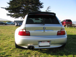 2001 BMW Z3 Coupe in Titanium Silver Metallic over Black