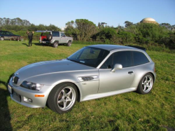 2001 BMW Z3 Coupe in Titanium Silver Metallic over Black