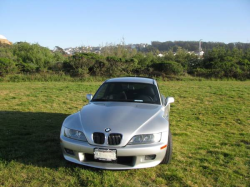 2001 BMW Z3 Coupe in Titanium Silver Metallic over Black
