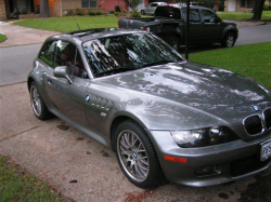 2001 BMW Z3 Coupe in Sterling Gray Metallic over Dream Red