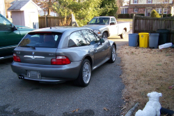 2001 BMW Z3 Coupe in Sterling Gray Metallic over Dream Red