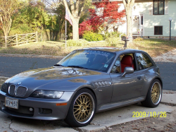 2001 BMW Z3 Coupe in Sterling Gray Metallic over Dream Red