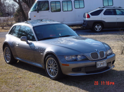 2001 BMW Z3 Coupe in Sterling Gray Metallic over Dream Red