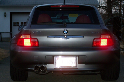 2001 BMW Z3 Coupe in Sterling Gray Metallic over Dream Red