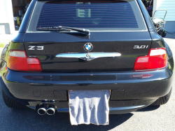 2002 BMW Z3 Coupe in Black Sapphire Metallic over Black