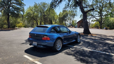 2002 BMW Z3 Coupe in Topaz Blue Metallic over Topaz Blue