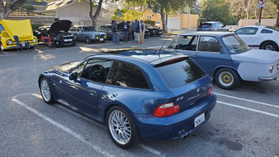 2002 BMW Z3 Coupe in Topaz Blue Metallic over Topaz Blue