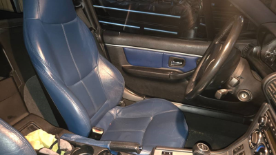 2002 BMW Z3 Coupe in Topaz Blue Metallic over Topaz Blue