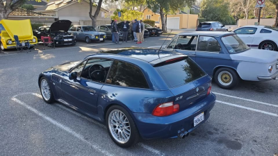 2002 BMW Z3 Coupe in Topaz Blue Metallic over Topaz Blue