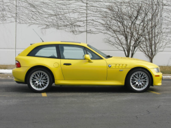 2002 BMW Z3 Coupe in Dakar Yellow 2 over Extended Black