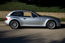 2002 BMW Z3 Coupe in Titanium Silver Metallic over Black