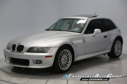 2002 BMW Z3 Coupe in Titanium Silver Metallic over Black