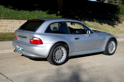 2002 BMW Z3 Coupe in Titanium Silver Metallic over Black