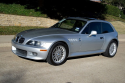 2002 BMW Z3 Coupe in Titanium Silver Metallic over Black