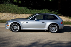 2002 BMW Z3 Coupe in Titanium Silver Metallic over Black