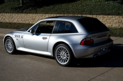 2002 BMW Z3 Coupe in Titanium Silver Metallic over Black