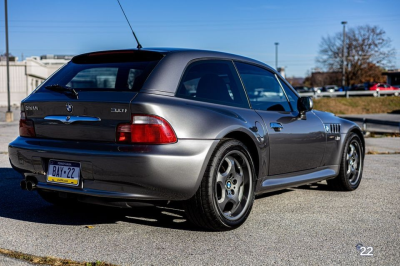 2002 BMW Z3 Coupe in Sterling Gray Metallic over Extended Black