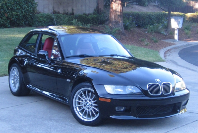 2002 BMW Z3 Coupe in Jet Black 2 over Dream Red