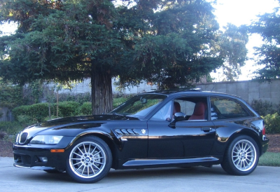 2002 BMW Z3 Coupe in Jet Black 2 over Dream Red