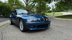 2002 BMW Z3 Coupe in Topaz Blue Metallic over Topaz Blue